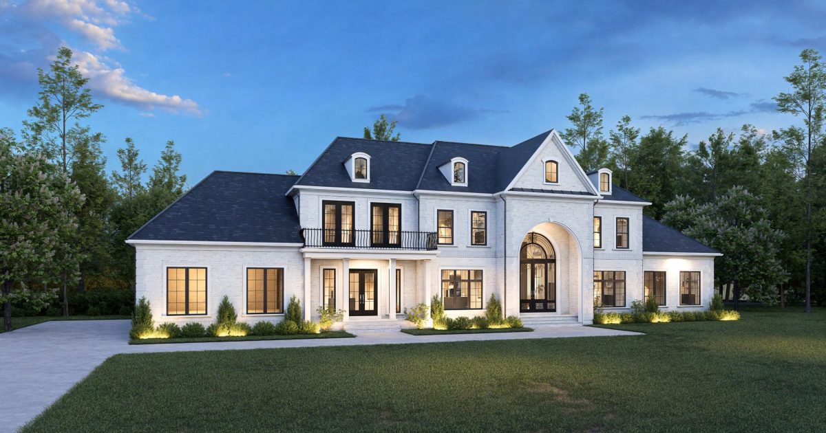 Grand Monticello - Luxury 2 Story House Plan